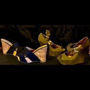 Two Women’s Wedges 5” and 6”, Party Shoe!